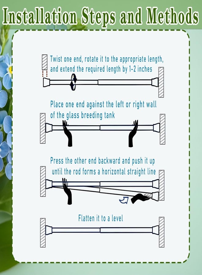 Delllala Snake Climbing Stick is Suitable for Ball Python Lizard Tarantula Snake Hermit Crab Leopard Gecko Tree Frog Climber Accessory Terrarium Habitat Decoration (S(11.69inch-21.65inch)) - Image 2